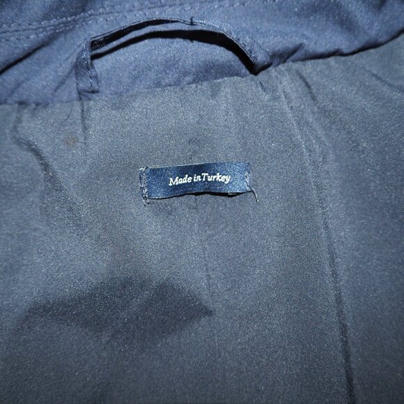 Peter Millar Discovery All Weather Field Jacket Men's L Navy Blue Full Zip Snap - Picture 11 of 14